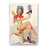 Tabloshop Pin Up Cowgirl 40x60 cm Tablo