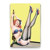 Tabloshop Pin Up Girl Halat 40x60 cm Tablo