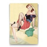 Tabloshop Pin Up Girl Havuz 100x140 cm Tablo