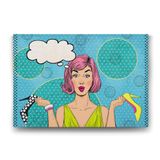 Tabloshop Pin Up Kızı Ayakkabı 100x70 cm Tablo