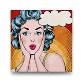 Tabloshop Pin-Up Modeli 70x70 cm Tablo