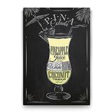 Tabloshop Pina Colada Kokteyl Tarifi 40x60 cm Tablo
