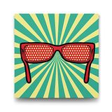 Tabloshop Pop Art Gözlük 70x70 cm Tablo