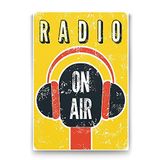 Tabloshop Radio On Air 80x125 cm Tablo