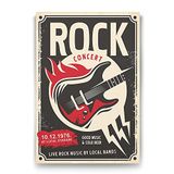 Tabloshop Rock Konseri Afiş 60x90 cm Tablo