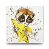 Tabloshop Sevimli Lemur 100x100 cm Tablo