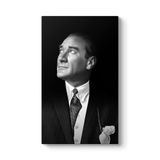 tabloshop Siyah Beyaz Atatürk Portresi Kanvas Tablo 60 x 100