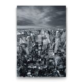 Tabloshop Siyah Beyaz New York Skyline 70x100 cm Tablo