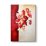 tabloshop Soyut Kırmızı Çiçek Panosu 50 x 75