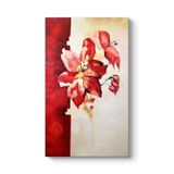 tabloshop Soyut Kırmızı Çiçek Panosu 60 x 100