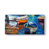 tabloshop Tekneler Yağlı Boya Tablo 80 x 40