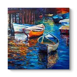 tabloshop Tekneler Yağlı Boya Tablo 80 x 80