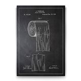 Tabloshop Tuvalet Kağıdı Patenti 50x75 cm Tablo