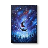 tabloshop Uçan Yelkenli Kanvas Tablo 40 x 60