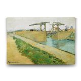 Tabloshop Vincent Van Gogh The Langlois Bridge 90x60 cm Tablo