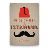 Tabloshop Welcome To İstanbul 50x75 cm Tablo