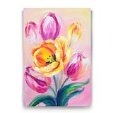 tabloshop Yağlı Boya Floral Tablou - 30x45cm