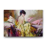 Tabloshop Yalnız Kadın 75x50 cm Tablo