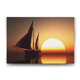Tabloshop Yelkenli Gemi 60x40 cm Tablo