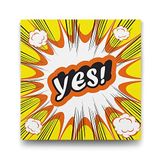 Tabloshop Yes 40x40 cm Tablo