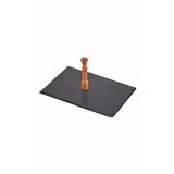 Taboo TAB-1135 22x16 cm Ahşap Saplı Dikdörtgen Arduvaz Taş