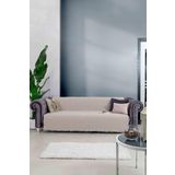 Tabu Home Dokuma Cozy Comfort Bej Koltuk Örtüsü
