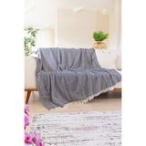 Tabu Home Dokuma Cozy Comfort Siyah Koltuk Örtüsü - 170 x 200 cm