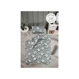 Tabu Home Kuzulu Tek Çarşafı Lastikli Kişilik Nevresim Takımı - Gri - Beyaz - 100 x 200 cm
