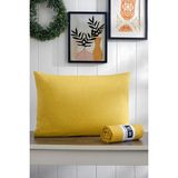 Tabu Home Tek / Çift Kişilik Lastikli Çarşaf - 160 x 200 - Sarı