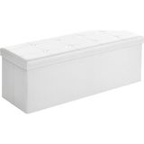 Tabure 120 Litre, Saklama Kutusu, Tabure, Katlanabilir, 300 Kg'a Kadar Yük, Sentetik Deri Kapak, D� - Renkli