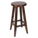 Tabure Ahşap 80 cm Ceviz Renk Turkay - Ceviz - Kahverengi