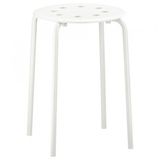Tabure,Beyaz Ikea Genislik 40Cm Beyaz Renk Yuvarlak Tabure