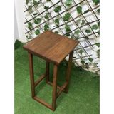 Taburecity -Ahşap Tabure-Bar Tabure -Bar sandalyesi ( 65 cm ) 1 Adet - Açık Ceviz