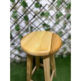 Taburecity Ahşap Tabure-Naturel Renk-75 Cm-1 Adet - Natural