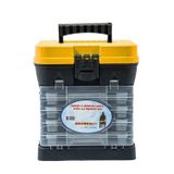 Tabureli Balıkçı Takım Çantası - 4 Çekmeceli - Sarı