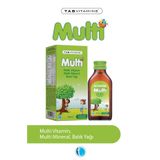 Tabvitamins Multi 200 ml Multivitamin Multimineral Balık Yağı Omega 3 Şurup