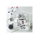 Taç 000000001000045543 Beşiktaş Kartal Bebek Pike Takımı,100 x 150 Çok Renkli
