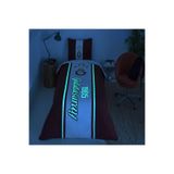 Taç 000000001000048592 Lisanslı Galatasaray 1905 Glow Tek Kişilik Pamuk Nevresim Takımı,160 x 220 Çok Renkli
