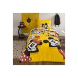 Taç 000000001000050010 Lisanslı Disney Mickey & Friends Tek Kişilik Pamuk Nevresim Takımı,160 x 220 Çok Renkli