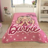 Taç 160x220 cm Lisanslı Barbie Tek Kişilik Battaniye