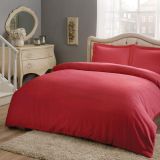 Taç 200x220 cm Saten Basic Kırmızı Çift Kişilik Nevresim Takımı