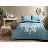 Taç 3464 Ranforce Sonya Mint Çift Kişilik Nevresim Takımı