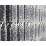 Taç Avangard Daire Sanal Zemin 275x250 cm Ekru Tül Perde