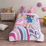 Taç Barbie Imagine Lisanslı Barbie Imagine Tek Kişilik Yatak Örtüsü Seti - Çok Renkli - 160 x 230 cm