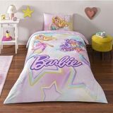 Taç Barbie Mermaid Tek Kişilik Lisanslı Nevresim Takımı - Renkli - 160 x 220 cm