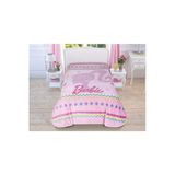 Taç Barbie Pink Lisanslı Yeni Sezon Tek Kişilik Battaniye