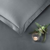 Taç Basic Saten Çift Kişilik Nevresim Takımı Antrasit - 200 x 220 cm
