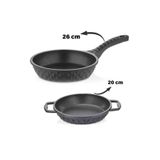 Taç Bella Döküm 2'li Tava (26 Cm) Sahan Seti (20 Cm)