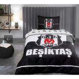 Taç Beşiktaş Lisanslı Ranforce Uyku Seti/Yorgan Seti Vakumlu Silikon Yastık Hediyelidir