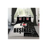 Taç Beşiktaş Parçalı Logo Lisanslı Çift Kişilik Nevresim Takımı